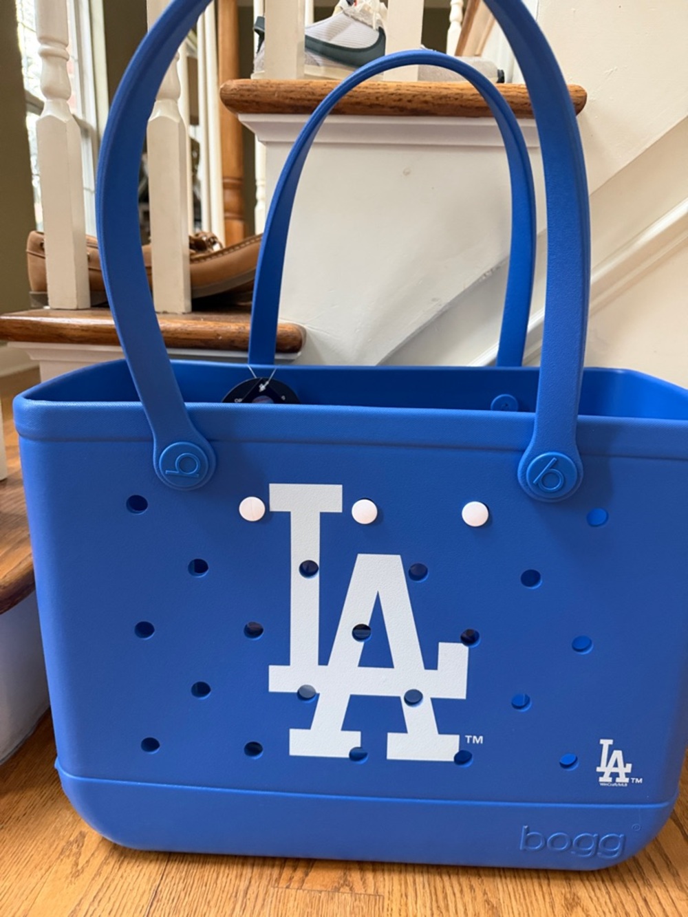 NWT Los Angeles Dodgers Blue Bogg Bag Tote - Picture 3 of 6